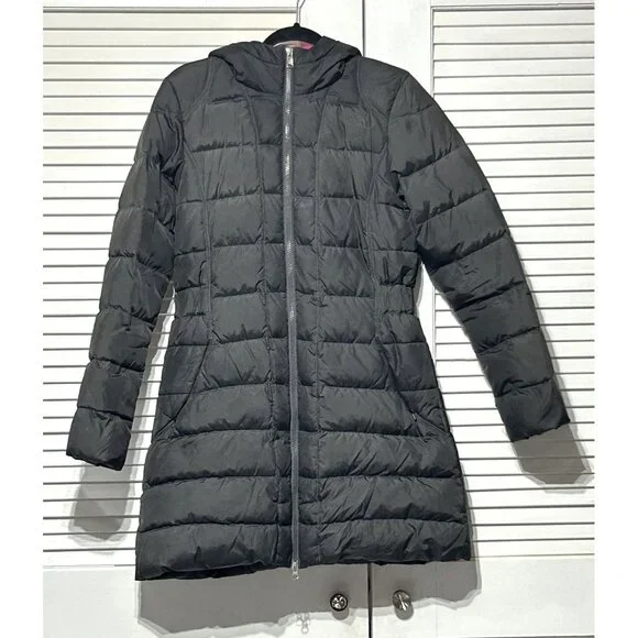The North Face Women's Charcoal Gray Jenae 550 Down Puff Parka Coat Size M 3041 - Picture 9 of 13